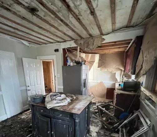 Before: Smoke Damage Cleanup